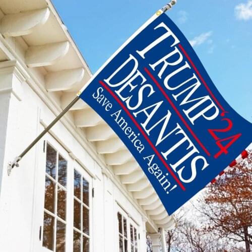 90cm*150cm Trump Save America Again 2024 American Presidential Election Flag Anti-fading Decorative Flag Parade Accessories