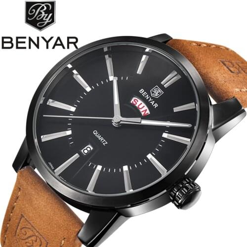 BENYAR Mens Quartz Watch