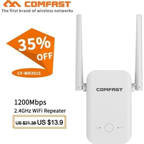 Wireless Wifi Repeater Wifi Range Extender Router Wi-Fi Signal Amplifier 300Mbps WiFi Booster 2.4GHZ Wi Fi repetidor CF-WR301S