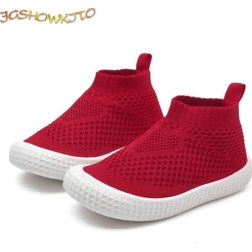 2021 Autumn New Kids Shoes Children Casual Sneakers For Boys Girls Baby Little Boy Girl Sock Shoes Soft Running Sports Sneakers