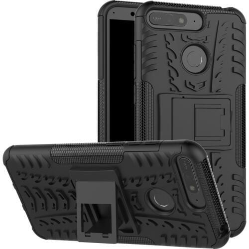 For Huawei Y6 2018 Shockproof Rubber PC+TPU Hybrid Cover For Huawei Honor 7A Heavy Duty Armor For Huawei Honor 7A / Y6 2018 Case