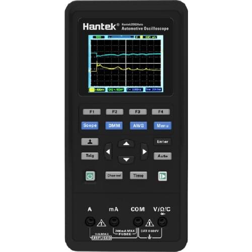 Hantek 2D82 auto 4in1 portable automotive oscilloscope 80Mhz digital Oscilloscope+DMM+AWG upgraded from 2C42/2D72/2D42/2C72