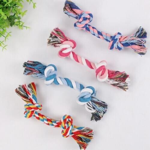 Dog Toys Dogs Cat Chew Teeth Clean Outdoor Traning Fun Playing Rope Ball Toy For Large Small Dog Rope Dog Toy Pet Supplies