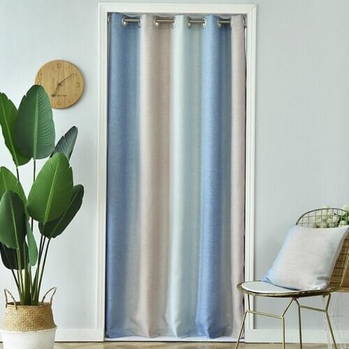 Short Curtains Window Kitchen Blackout Curtains for Living Room Bedroom Solid Treatments Curtains For Door Balcony 211&B