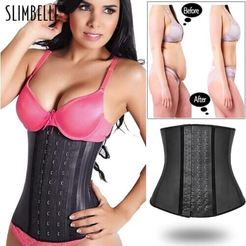 Women Shapewear Extra Strong Latex Steel Boned Waist Trainer Workout Hourglass Belt Waist Cincher Trimmer Long Torso Fajas