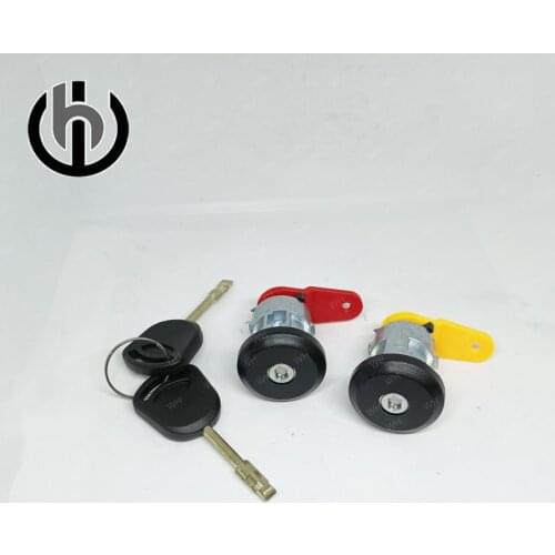 LEFT RIGHT SIDE DOOR LOCK CYLINDER BARREL WITH 2 SAME KEYS For Ford FIESTA KA COURIER ESCORT 96FGA22050C