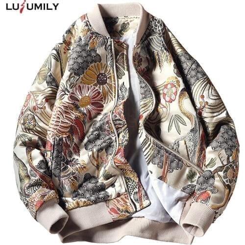 Lusumily High-quality Embroidery Baseball Jacket Women Streetwear Zipper Bomber Jacket 4XL 5XL Plus Size Coats Cotton Jackets