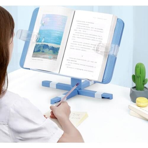 2021 New Adjustable Book Stand ABS 180° Book Holder Office Book Support Magazine Organizer School Supplies Home Stationery Gift