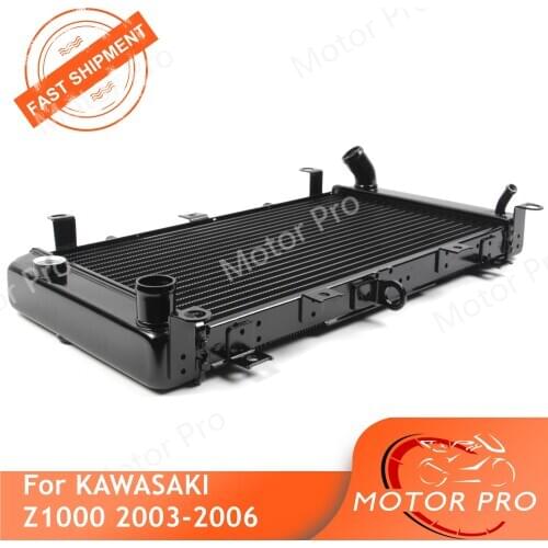 Radiator For Kawasaki Z1000 2003 2004 2005 2006 Cooling Cooler Motorcycle Replacement Accessories Z 1000 03 04 05 06 Aluminum