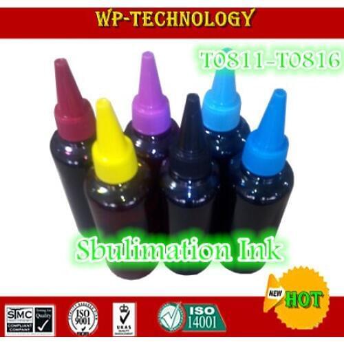 Sublimation refill ink suit for Epson T0811 - T0816 ,suit for Epson R390 RX590 R270 RX690 RX610 RX615 R295 1410, 100ML bottled