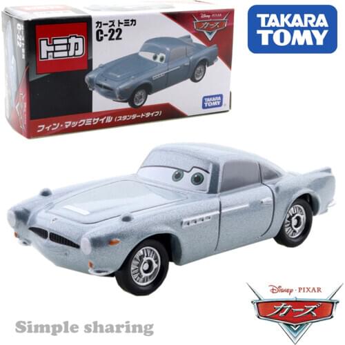Takara Tomy Disney Pixar Cars Tomica C-22 Finn Mcmissile Hot Pop Kids Toys Motor Vehicle Diecast Metal Model