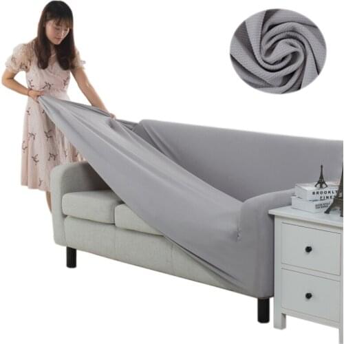 Knitting Sofa Cover Slipcover Single/Two/Three/Four-Seater Stretch Scenic Funda Sofa Couch Cover Capa De Sofa Decoration S-69