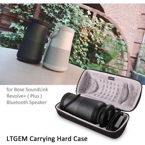 LTGEM EVA Hard Storage Travel Carrying Protective Case For Bose SoundLink Revolve+ Portable &Long-Lasting Bluetooth Speaker