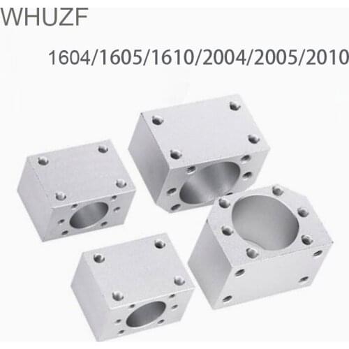 Bearing Steel ballscrew 1/2pcs nut housing bracket holder fit for SFU1605 SFU1610 Ball SFU2005 SFU2010 for 3D printer cnc parts