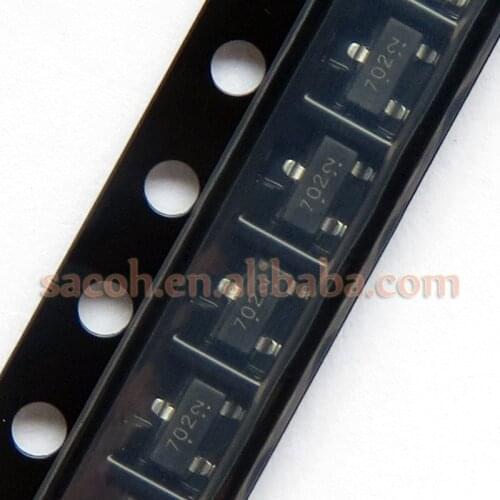 100PCS/lot New Original 2N7002LT1G 2N7002LT1 Marking 702 or 2N7002LT1H 2N7002LT3 2N7002KW 2N7002 7002 SOT-23 Small Signal MOSFET