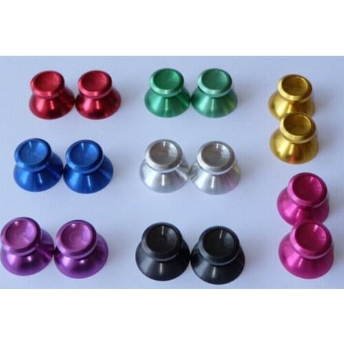 30pairs=60pcs Aluminum Alloy Metallic Metal Analog for ps4 for xbox one controller button