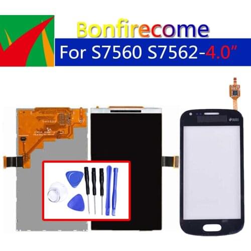 4.0"For Samsung Galaxy Trend DUOS S7560 S7562 GT-S7562 7562 7560 LCD Display With Touch Screen Digitizer Sensor Panel