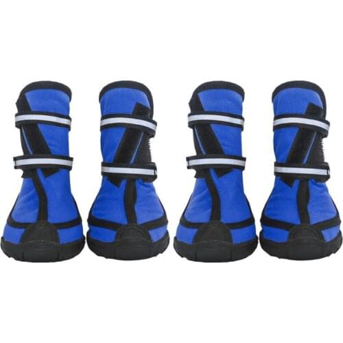 4-Pack Pet Waterproof Rain Shoes Medium Large Dogs Multi Colors Optional Dog Rain Boots Warm Winter Autumn Supplies