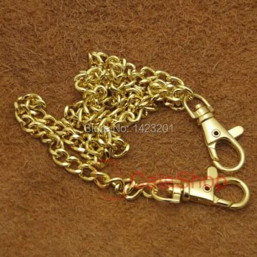 60cm 23 5/8" 5 pcs / Lot bags SHoulder Strap Chain Purse Handbags Replacement Handle Pick Gold Colo