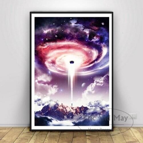 Whormhole Anime Art Canvas Painting Posters And Prints Pictures On The Wall Abstract Decorative Home Decor Cuadro Decorativo