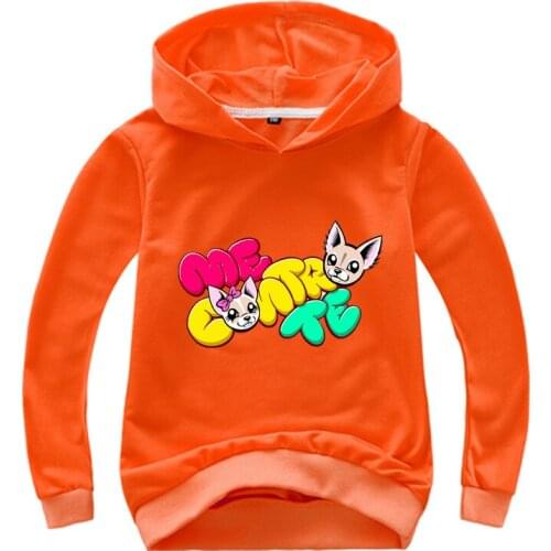 Children Cartoon Me Contro Te Print T Shirt Baby Boy Clothes Girl Long Sleeve Tshirt Kids Hooded Top Tee Baby Costume Sweatshirt