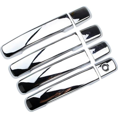 Chrome Accessories Fit For Nissan Qashqai J10 2007 2008 2009 2010 2011 2012 2013 Exterior Door Side Handle Protector Cover Trim