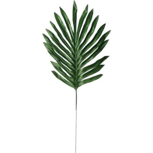 1Pc Artificial Tropical Palm Leaf Fake Plant Home Office Wedding Party Decor Vivid Color Simulation Leaf Home Decor