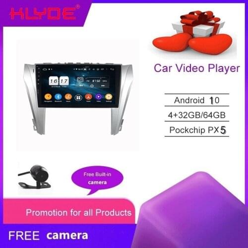 KLYDE New Style 10.1'' Inch Android Car DVD Player For Camry 2014-2015 Car Stereo Bluetooth