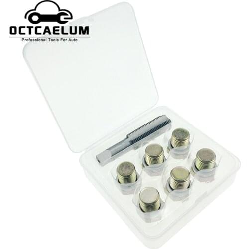 M15 X 1.5 Car Oil Pan Sump Gearbox Thread Repair Damage Drain Plug Removal Replace Garage Tool For BMW Mercedes VW Ford AT2087C