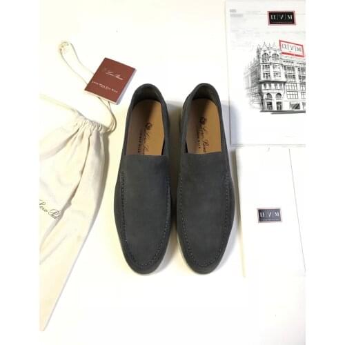 High quality Suede Casual Men Shoes Outdoor Slip On Lazy Loafers Simple Cozy Leisure Mules Multicolor Driving Walk Shoes for Men