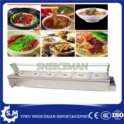 Commercial 6 Pans food warmer