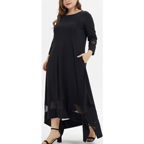 Plus Size Muslim Dresses For Woman Abaya Jilbab Long Dress Kaftan Indian Islamic женское платье Costumes Large Size Muslim Sets