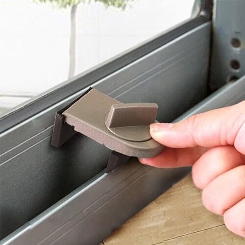 Adjustable Sliding Doors and Windows Security Locks Furniture Hardware Anti-theft lock Window stoppers Child Safety Doors Lock