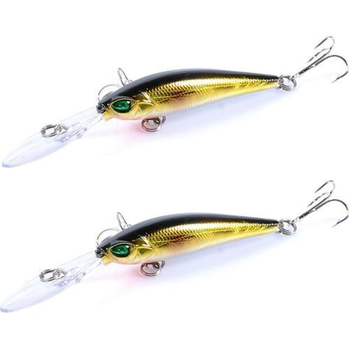 1pcs Fishing Lure 9.4cm 6.1g Long tongue Minnow Artificial Hard Bait Crankbait Wobblers Peche Bass Trolling Pesca Carp Fishing