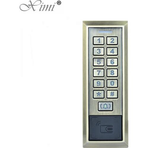 Smart 13.56MHZ MF IC Card Proximity Card Access Control Door Opener RFID Surface Waterproof Standalone Access Control System