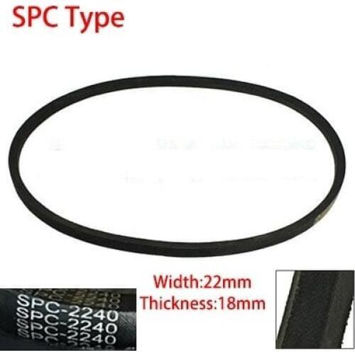 SPC 4800 4850 4900 5000 22mm Width 18mm Thickness Rubber Groove Cogged Drive Transmission Band Wedge Wrapped Vee V Timing Belt