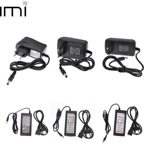 DC 5V 12V 24V Lighting Transformers Power Supply 1A 2A 3A 4A 5A 6A 8A Converter Charger Adapter For LED Strip