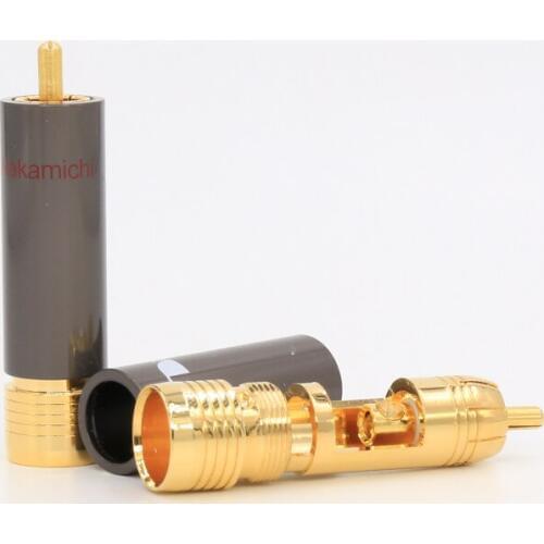 High Performance Audio RCA Connectors Nakamichi RCA connector Nakamichi plug 4pieces