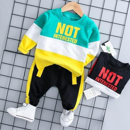 Baby Costume Infant Clothing For Baby Girl Clothes Set 2021 Autumn Winter Newborn Baby Boys Clothes T-shirt+Pant Outfit Suit