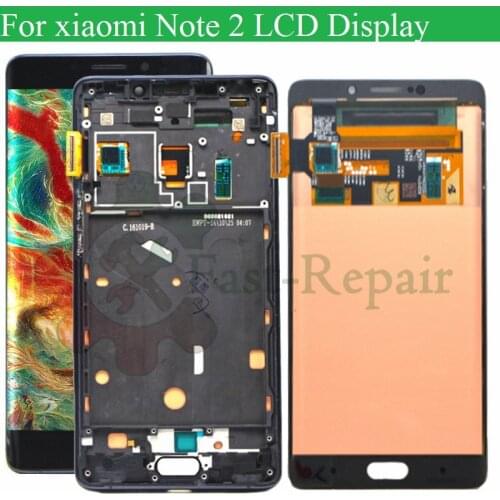 For Xiaomi Mi Note 2 LCD Display Touch Screen Digitizer Assembly Note2 1920x1080 For Xiaomi Mi Note 2 Display Replacement