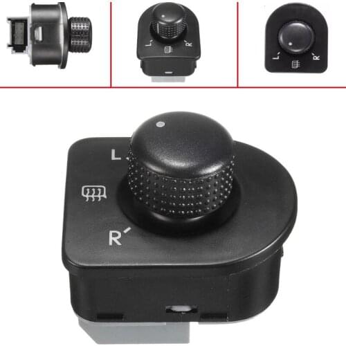 10 Pin Connector Side Mirror Switch Side Electric Mirror Adjustment Switch Control Knob 1J1959565F For Jetta MK4 Golf 1998-2006