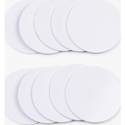 10pcs 13.56MHZ NFC Tags 1K S50 F08 ISO14443A Smart NFC Coin Card Dia 25mm/30mm