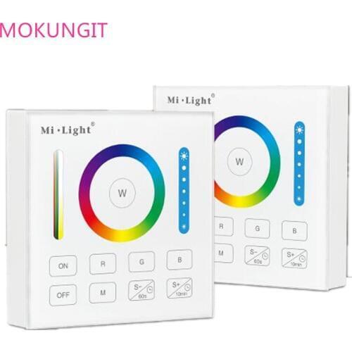 2.4G Mi-light B0 Touch Switch Panel led dimmer Timming controller Adjust Brightness RGB RGBW RGB+CCT for Led Strips Panel Lights