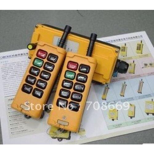 2 Transmitters 4 Motions 1 Speed Hoist Crane Truck Remote Control System