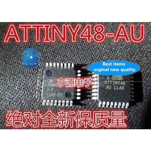5PCS MCU ATTINY48 ATTINY48-AU TQFP32 guarantee quality in stock 100% new and original