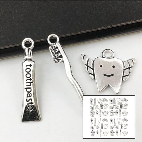 72 Pieces Vintage Small Charms, Mixed Metal Pendants, DIY for Necklace Bracelet Jewelry Making Crafting, Accessory