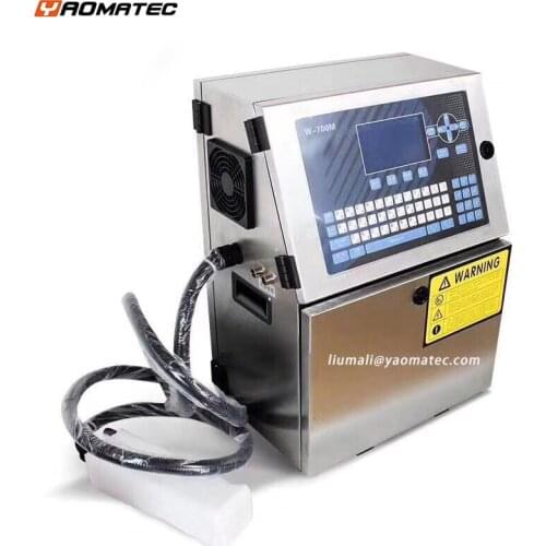 Automatic Industrial CIJ Inkjet Printer online printer for Batch code Number date/ Plastic Pipe / Bottle / Bag/pvc/id card