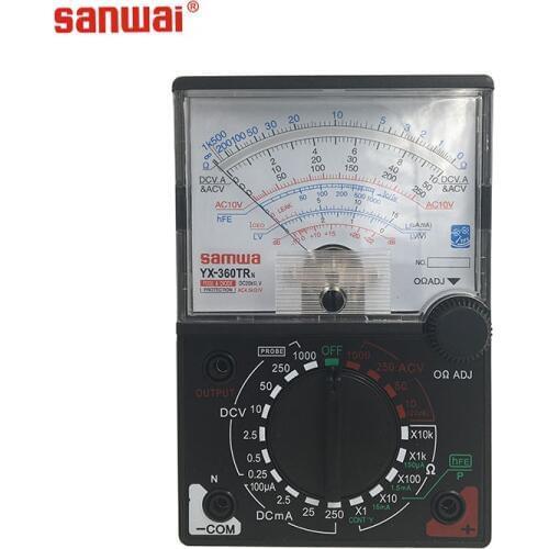Free Shipping HOT YX-360E-L-B Pointer Multimeter Analog Meter with Buzz AC DC Volt Ohm Current Testing Electrical Multi Tester