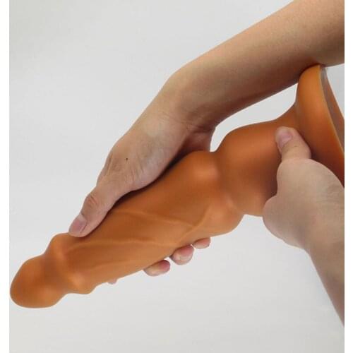 Soft Large Anal Sex Toys Big Butt Plug Huge Dildo Vaginal Anus Stimulation Dilator Prostate Massage Sex Toy for Men Women Gay