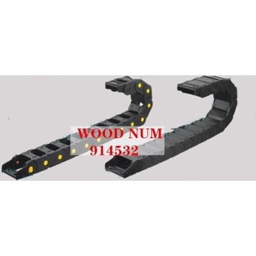 Bevel jpint Open drive chain 25x 25, 38, 50, 57, 77, 103mm 1M plastic towline cable towline